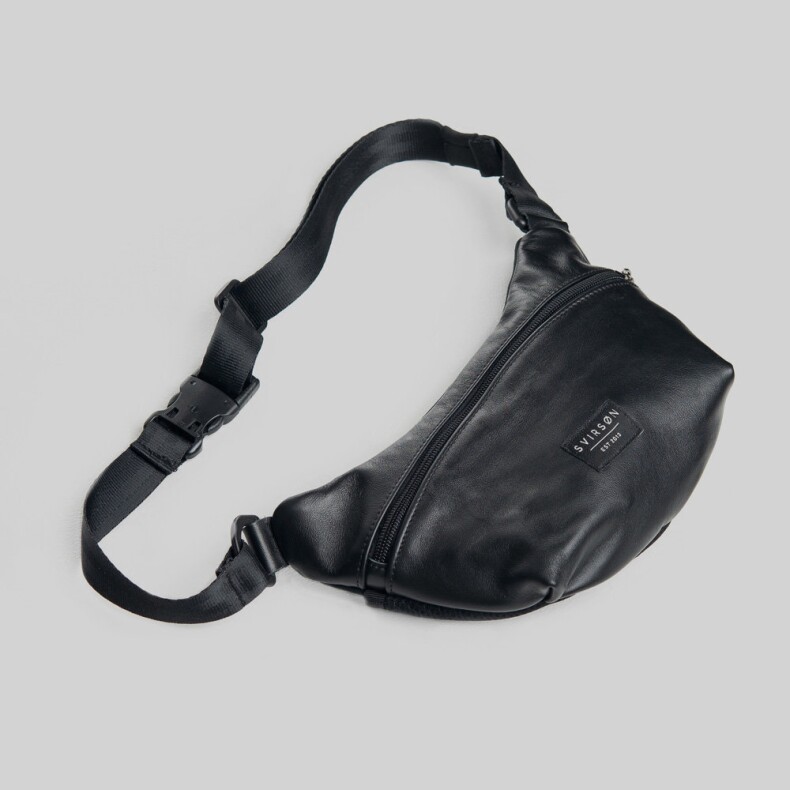 Svirson Hip Pack 01 Leather Black